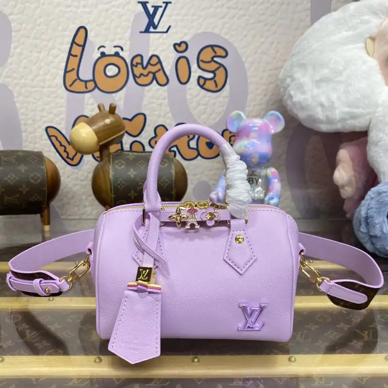 Embrace elegance with the Louis Vuitton Speedy 18 in enchanting purple. A delightful companion for your stylish adventures! 💜✨ #Luxury #Fashion https://tinyurl.com/2arzec5h