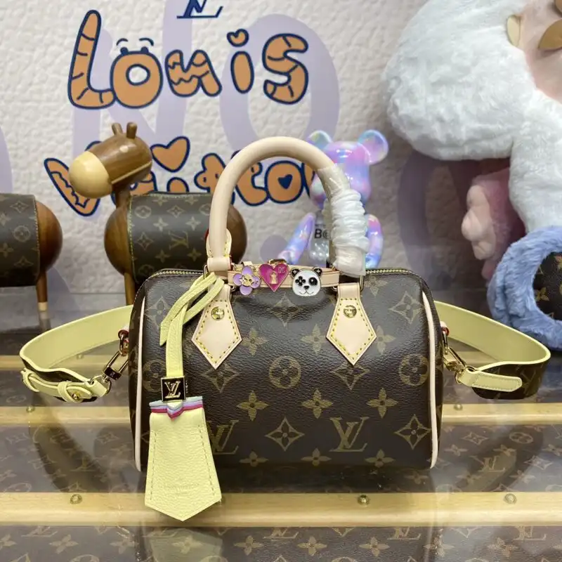 Discover the elegance of the Louis Vuitton Speedy 18 in brown. A timeless piece that adds charm to any outfit! 👜✨💕 https://tinyurl.com/28o9c6mm