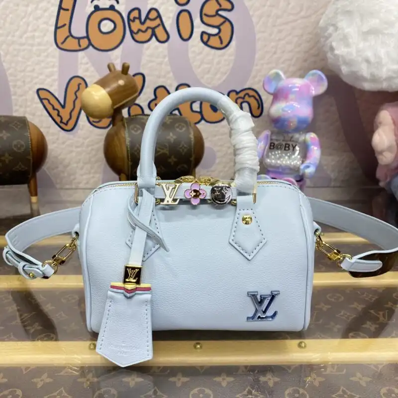 Introducing the Louis Vuitton Speedy 18 in Sky Blue! 💙✨ A perfect blend of elegance and charm for your everyday adventures. 🌈💼 https://tinyurl.com/2d6hw2u3