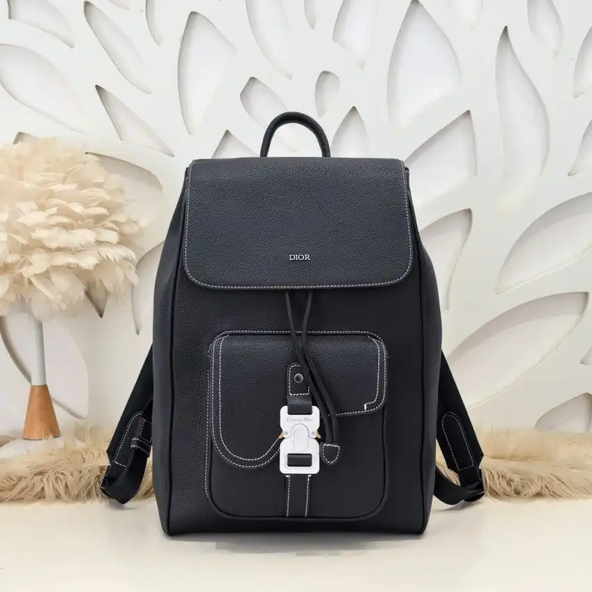Discover elegance with the Dior Saddle Backpack in black. Its chic flap design adds a touch of sophistication to any outfit. ✨🖤🎒 https://tinyurl.com/2c5l57wl