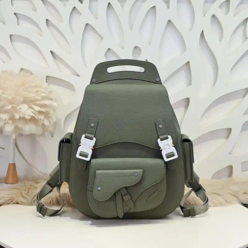 Discover the elegance of the Dior Maxi Gallop Backpack in soothing green. Perfect for carrying your essentials with grace! 🍃✨🎒 https://tinyurl.com/28lnlc6c