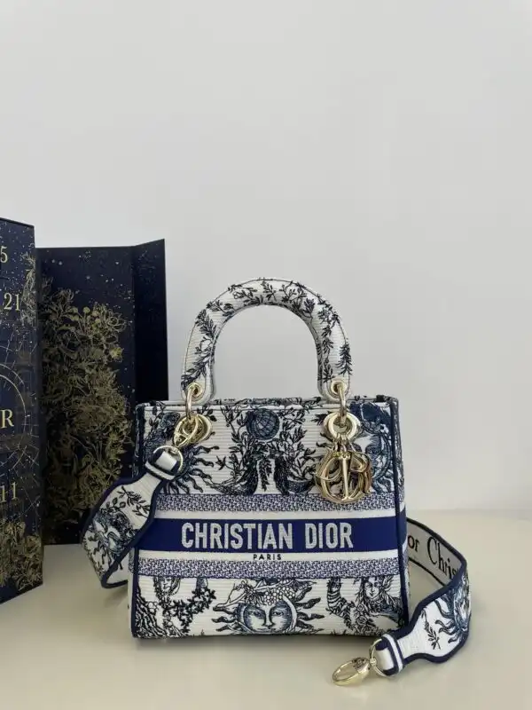 Embrace celestial elegance with the Lady Dior D-Lite Blue Zodiac. 🌌✨ Let your style shine like the stars above! 🌟💖 https://tinyurl.com/2dkbuvr3