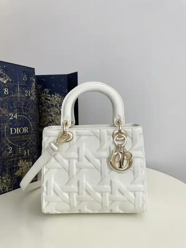 Embrace elegance with the Lady Dior Large in pristine white. A timeless companion, crafted to brighten your every moment. 💖✨👜 https://tinyurl.com/2d3jr6cn