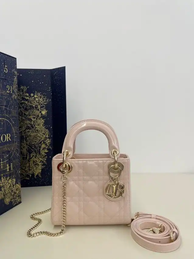 Introducing the Lady Dior Mini in soft pink patent—an exquisite blend of elegance and charm, perfect for any occasion. 🌸💖✨ https://tinyurl.com/2y9e38fl