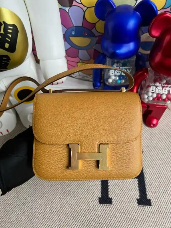 Discover the elegance of the Hermes Constance 18cm in rich brown. A timeless treasure for your collection. 👜✨💖 https://tinyurl.com/29hkyn6r