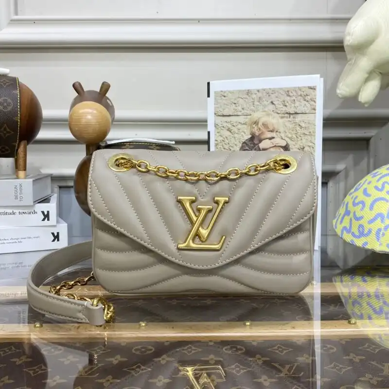 Discover the elegance of the Louis Vuitton New Wave in soft beige. Perfect for any occasion, it adds a touch of luxury. ✨💖👜 https://tinyurl.com/22lh7pzd