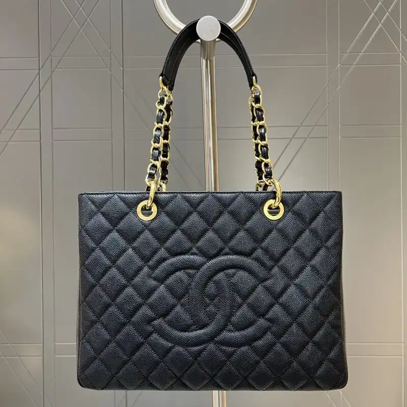 Discover the timeless elegance of the CHANEL GST. A perfect blend of luxury and practicality, it’s your ideal companion. ✨👜❤️ https://tinyurl.com/2a53fbfc
