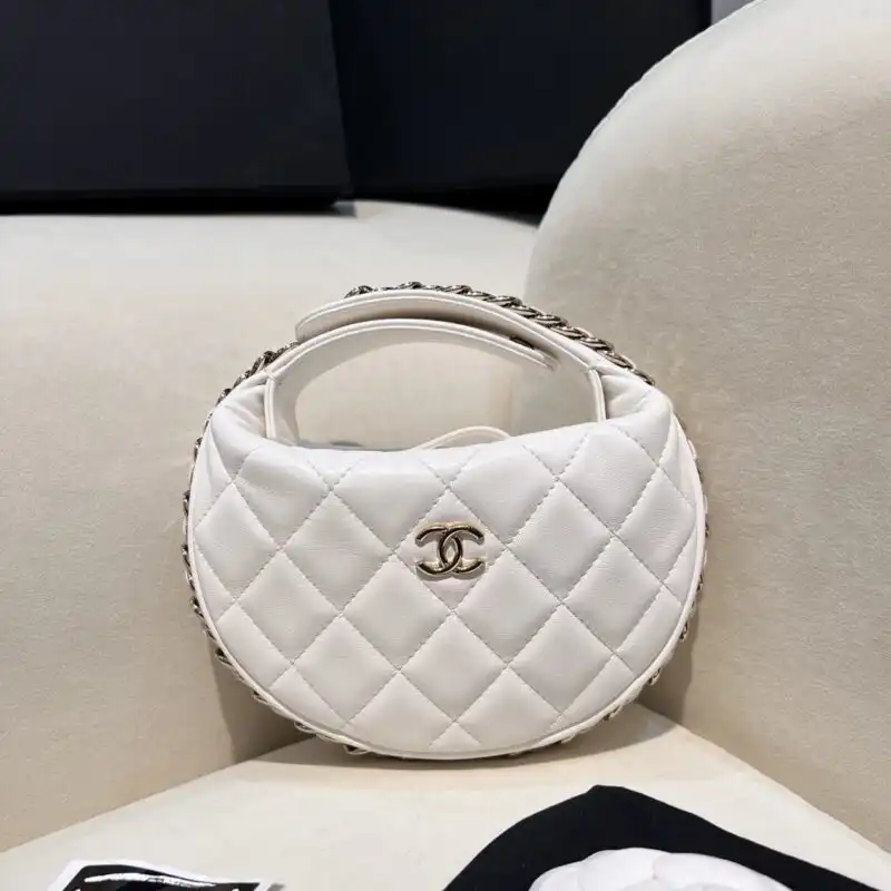 Discover the elegance of the CHANEL 23c Pouch in soft white—a timeless companion for your stylish adventures. ✨💖👜 https://tinyurl.com/28cmjuzq