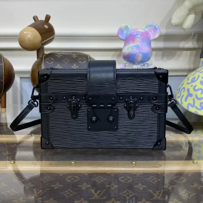 Discover the elegance of the Louis Vuitton Petite Malle in Full Black. Timeless style meets exquisite craftsmanship. 💖👜✨ https://tinyurl.com/2b48ut8d