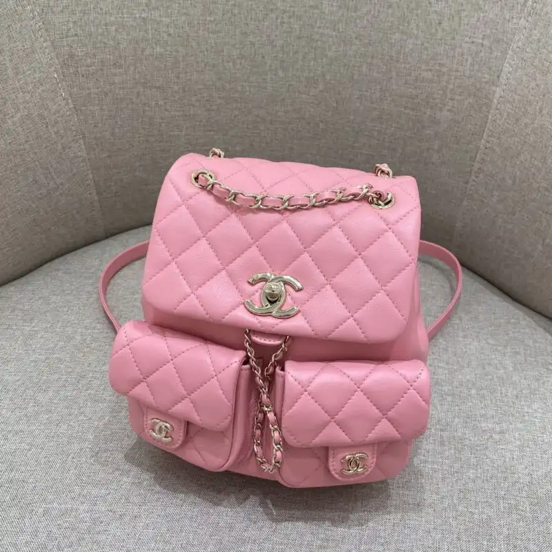 Discover the charm of the CHANEL 23A Small Pink Backpack ✨💕 Perfectly stylish for any occasion, it’s a sweet addition to your collection! 🌸🎒 https://tinyurl.com/247hgmhk