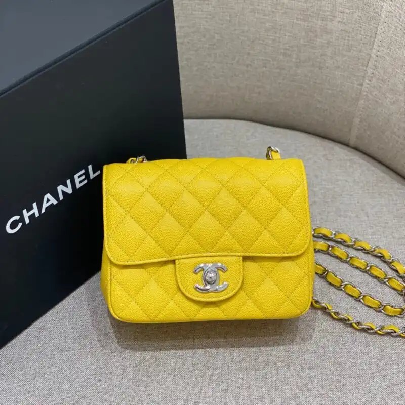Embrace sunshine every day with the CHANEL Classic Flap in bright yellow! 🌼 A timeless treasure that brings joy and elegance. 💖✨ https://tinyurl.com/2cc36hf6