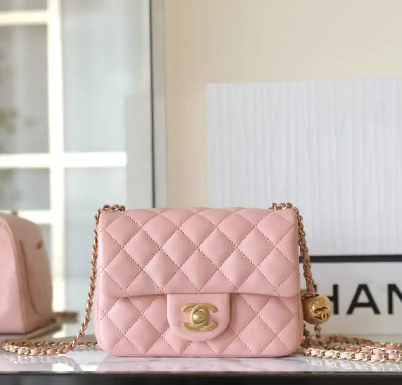 Introducing the CHANEL CF 17cm Golden Ball in lovely pink! ✨ A timeless piece that adds elegance to any outfit. 💖 https://tinyurl.com/24gsfmqo