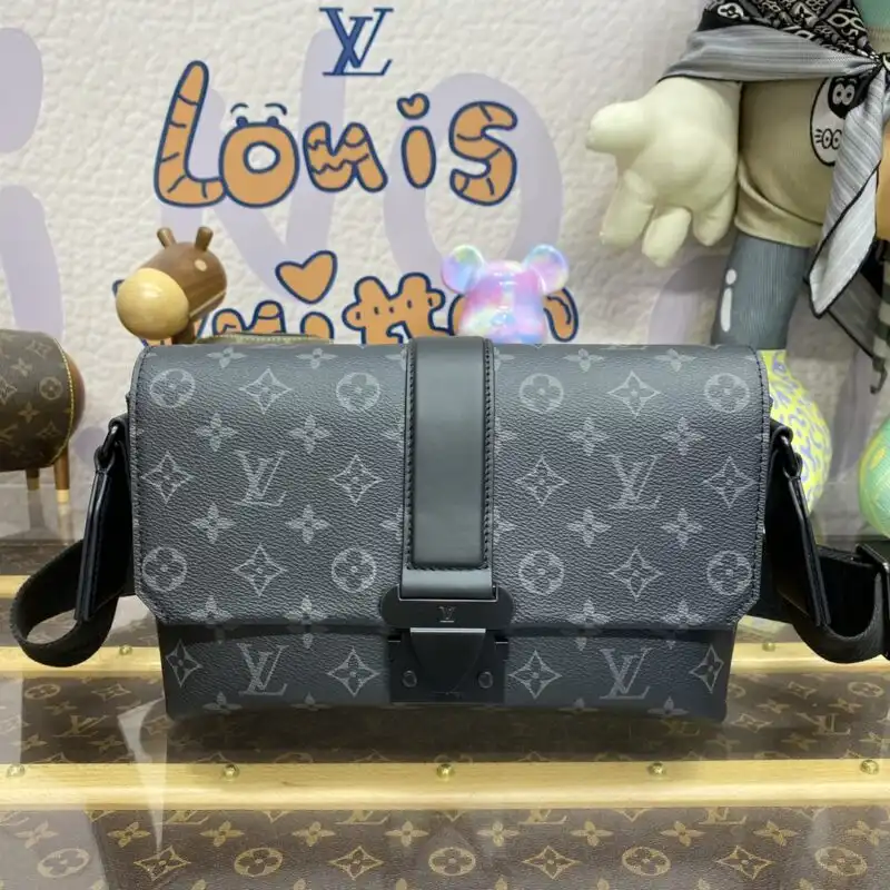 Discover elegance with the Louis Vuitton S-Cape Messenger in classic black. A perfect blend of style and functionality for your journey. ✨🖤👜 https://tinyurl.com/2yetbat9