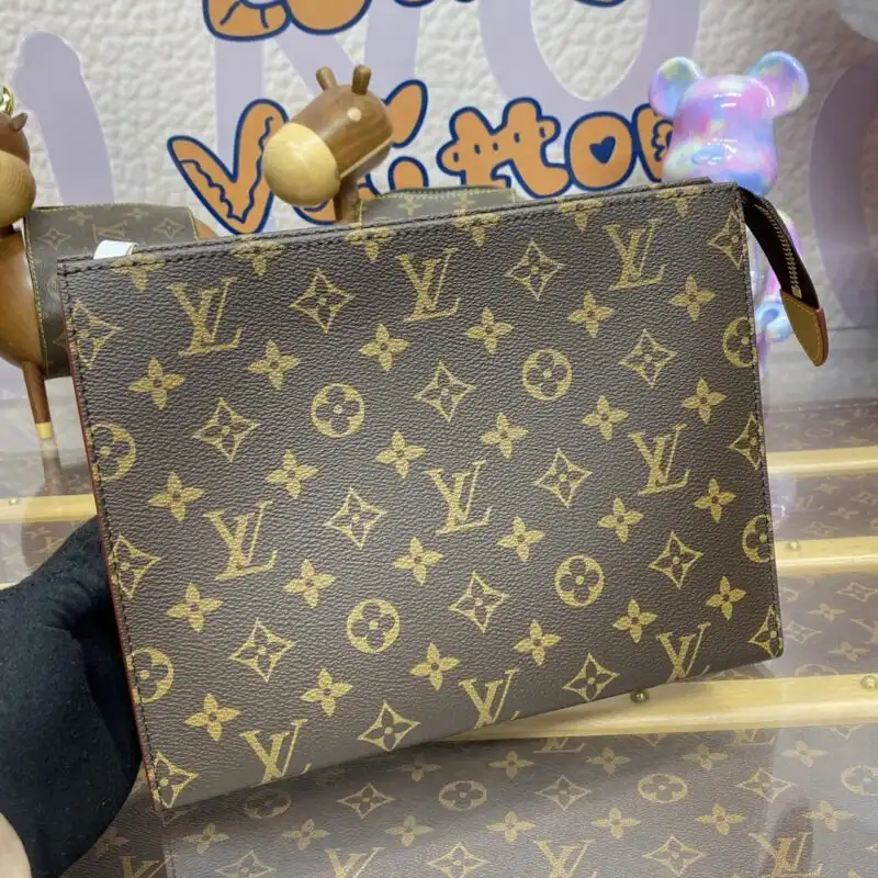 Discover the elegance of the Louis Vuitton Pochette Voyage in rich brown canvas. Perfect for any occasion, it complements your style beautifully! 💖👜✨ https://tinyurl.com/25tfrp3v