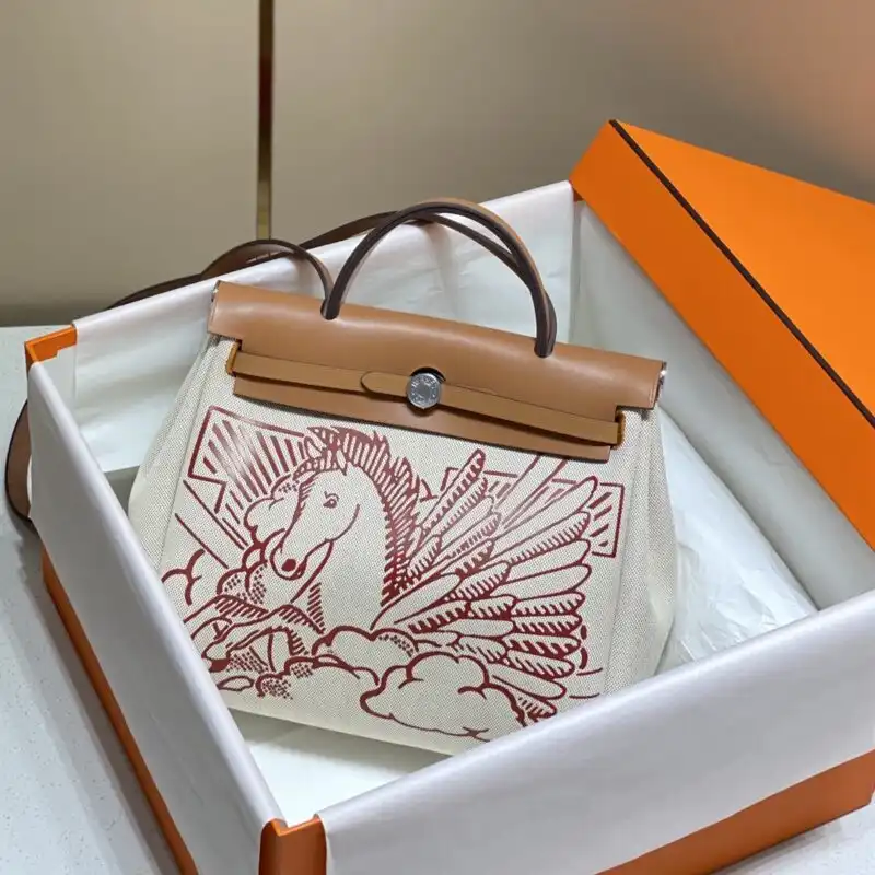 Discover the elegance of the Hermes Herbag 31cm in rich brown. Perfect for adding a touch of luxury to your everyday style. 👜✨💖 https://tinyurl.com/26x6ka7m