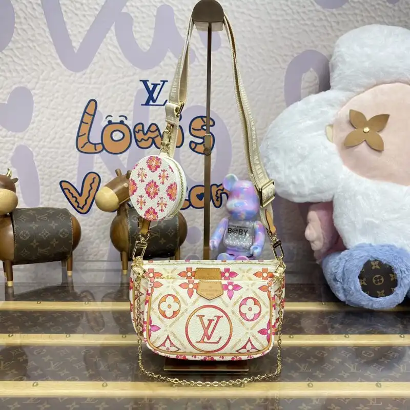 Discover the beauty of the Louis Vuitton Multi Pochette Accessoires in vibrant orange. Perfect for every occasion! 🍊💖✨ https://tinyurl.com/24e26wqj