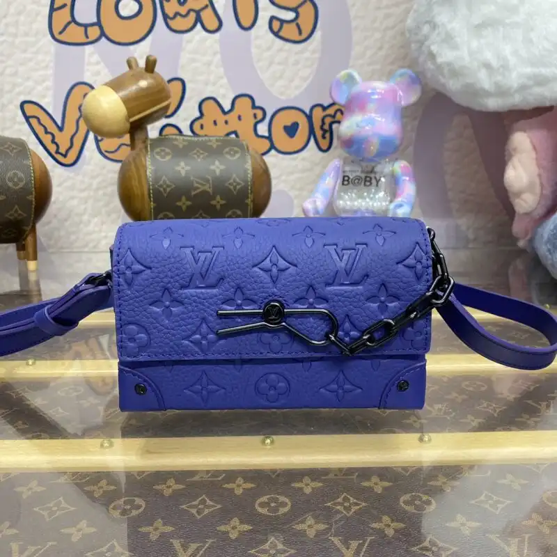 Discover the elegance of the Louis Vuitton Steamer Wearable Wallet in serene blue. A perfect blend of style and functionality! 💙✨👛 https://tinyurl.com/23fuwew9