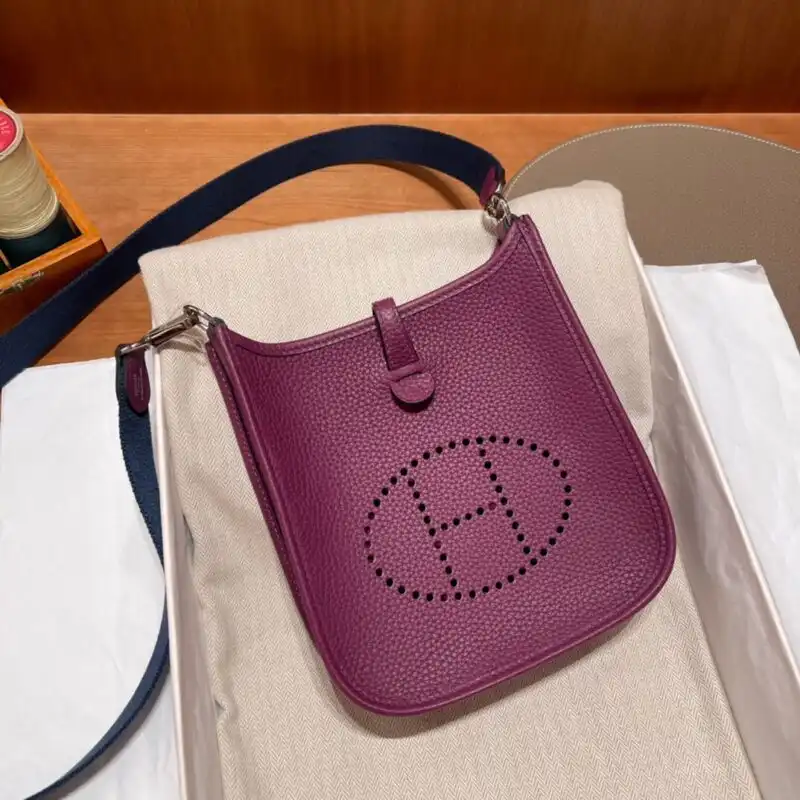 Discover the elegance of the Hermes Evelyne II TPM in charming purple. A perfect companion for your stylish adventures! 💜✨🌟 https://tinyurl.com/2a6xjqbv