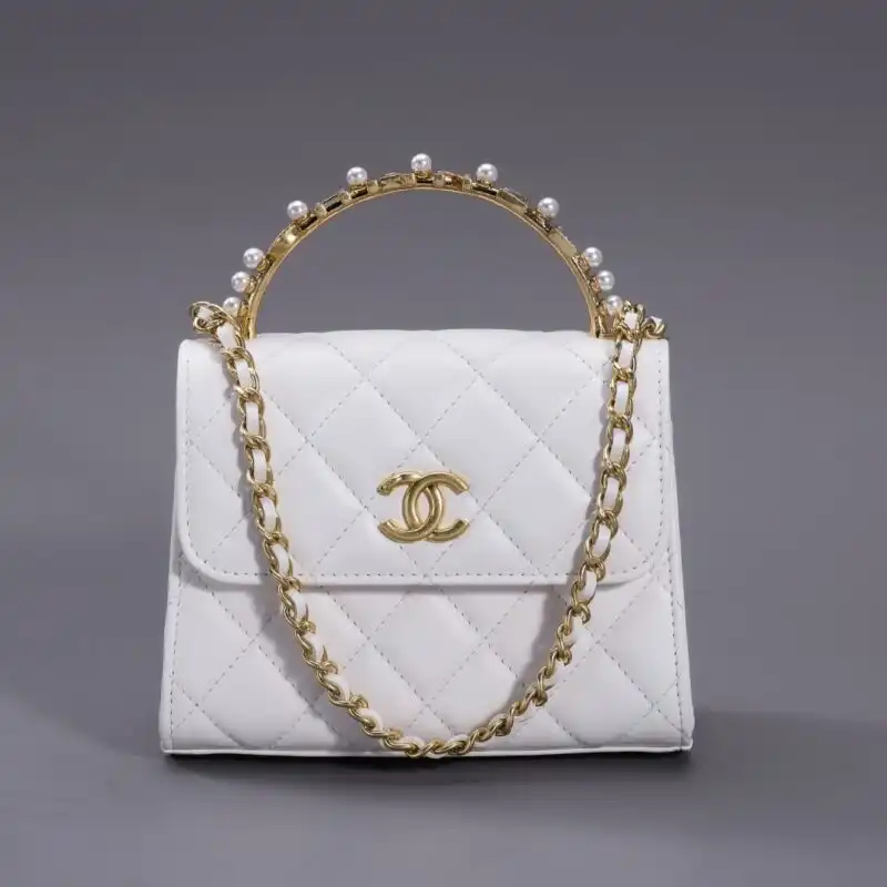 Discover the elegance of the CHANEL 23B Pearl White Handle Bag✨, where timeless beauty meets everyday charm. Perfect for any occasion! 👜💖 https://tinyurl.com/243aux4k