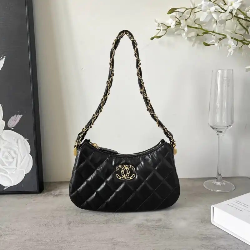 Discover the elegance of the CHANEL 23k Armpit Bag Small. Perfectly petite, it adds a touch of luxury to your everyday. ✨👜💖 https://tinyurl.com/227crhqc