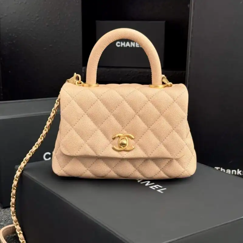 Discover the elegance of the CHANEL 23P Coco Mini. A timeless treasure that brings joy and style to your every moment. ✨👜💖 https://tinyurl.com/26ekz9aq