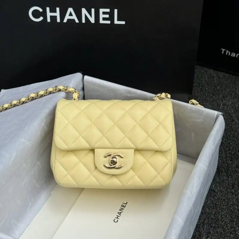 Discover the timeless elegance of the CHANEL Classic Flap in sunny yellow. A perfect touch of joy for your wardrobe! 🌼✨👜 https://tinyurl.com/2bb94cz6