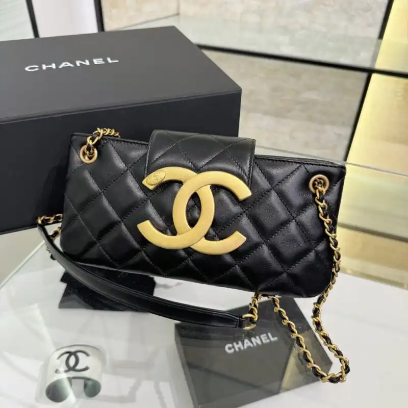 Discover the elegance of the CHANEL 24c Baguette Bag in timeless black. A perfect blend of style and grace! 🖤✨👜 https://tinyurl.com/2cbatfga