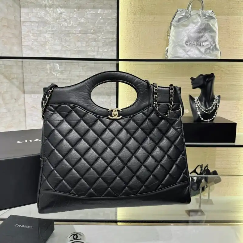 Discover timeless elegance with the CHANEL 31 Bag in luxurious black. A perfect companion for any occasion! 🖤✨🌟 https://tinyurl.com/28tpzxh6