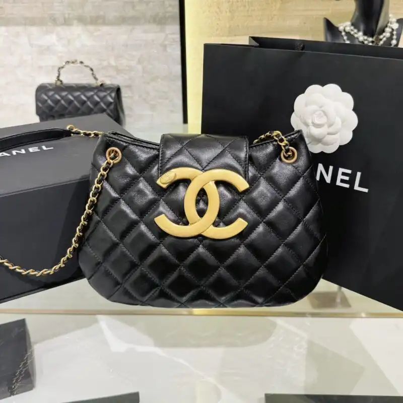 Discover elegance with the CHANEL 24c Round Shoulder Bag in classic black. A timeless companion for every occasion. 🖤✨👜 https://tinyurl.com/27qhkjpl