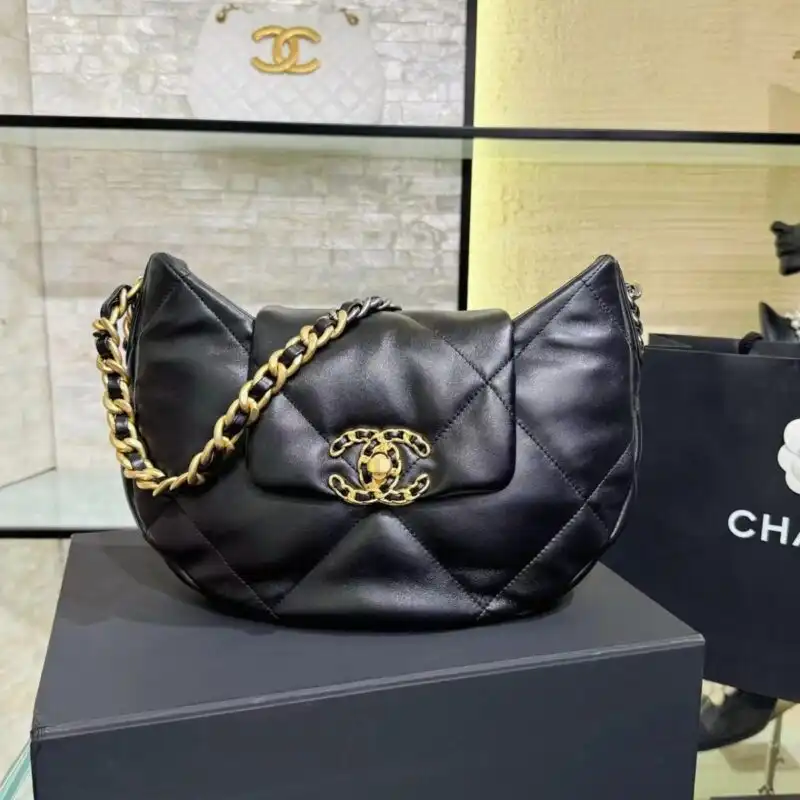Discover the elegance of the CHANEL 24c Half Moon Bag—a timeless companion for your everyday adventures. ✨💕 Elevate your style! 🌟🥰 https://tinyurl.com/28avbdjb