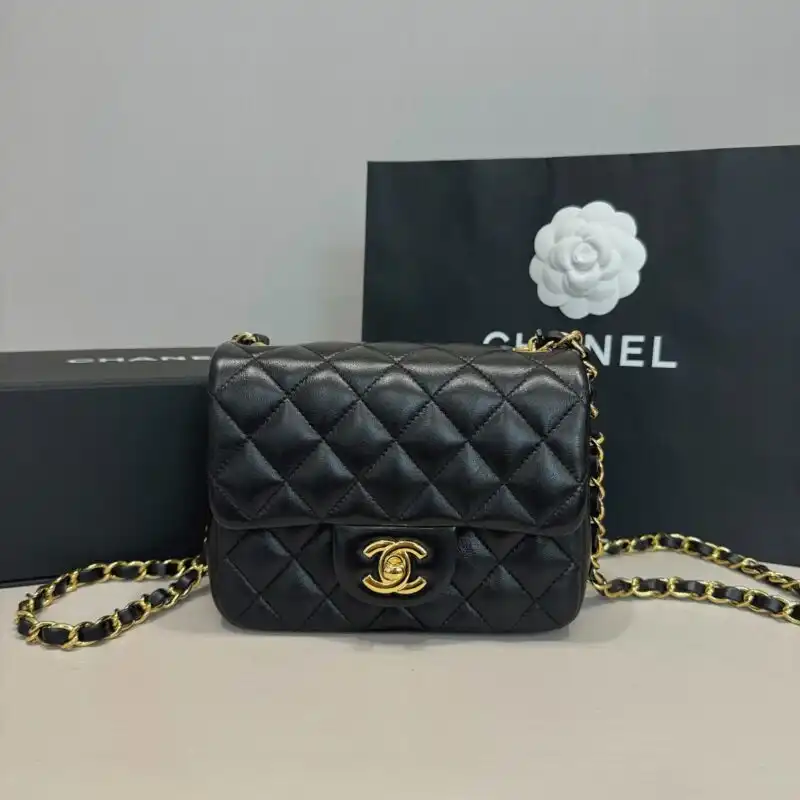 Discover the timeless elegance of the CHANEL Classic Flap 17cm in gold. Perfect for any occasion, it adds a touch of luxury. 💖✨👜 https://tinyurl.com/27puk957