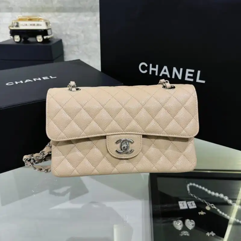 Discover the timeless elegance of the CHANEL Classic Flap in soothing apricot. A perfect blend of style and grace. 🌸✨💖 https://tinyurl.com/2akbekk8