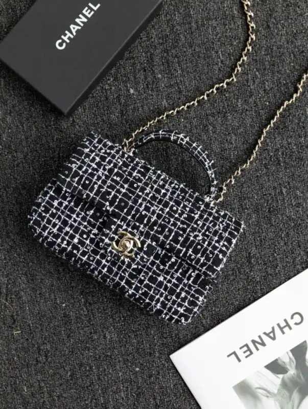 Discover the timeless elegance of CHANEL 24p Tweed in classic black and white. Perfect for any occasion! 🖤🤍✨ #Chic #Classic https://tinyurl.com/2224ccbs