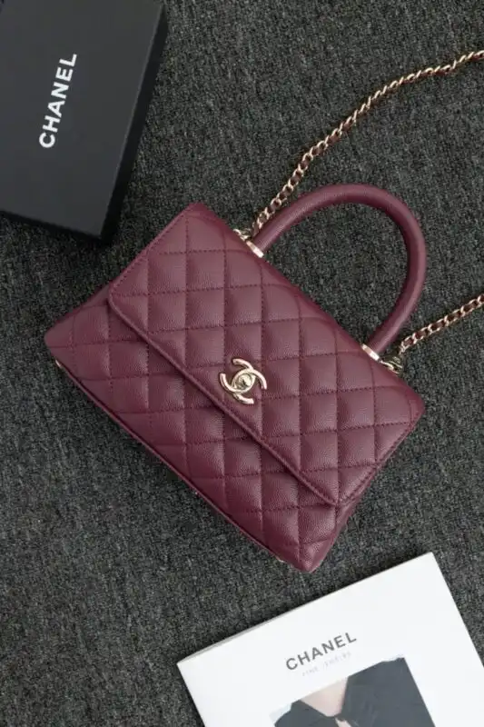 Discover the elegance of CHANEL 23P in chic Coco Burgundy. A timeless beauty that adds warmth to your wardrobe. 💖✨🌹 https://tinyurl.com/2dk9pfd8