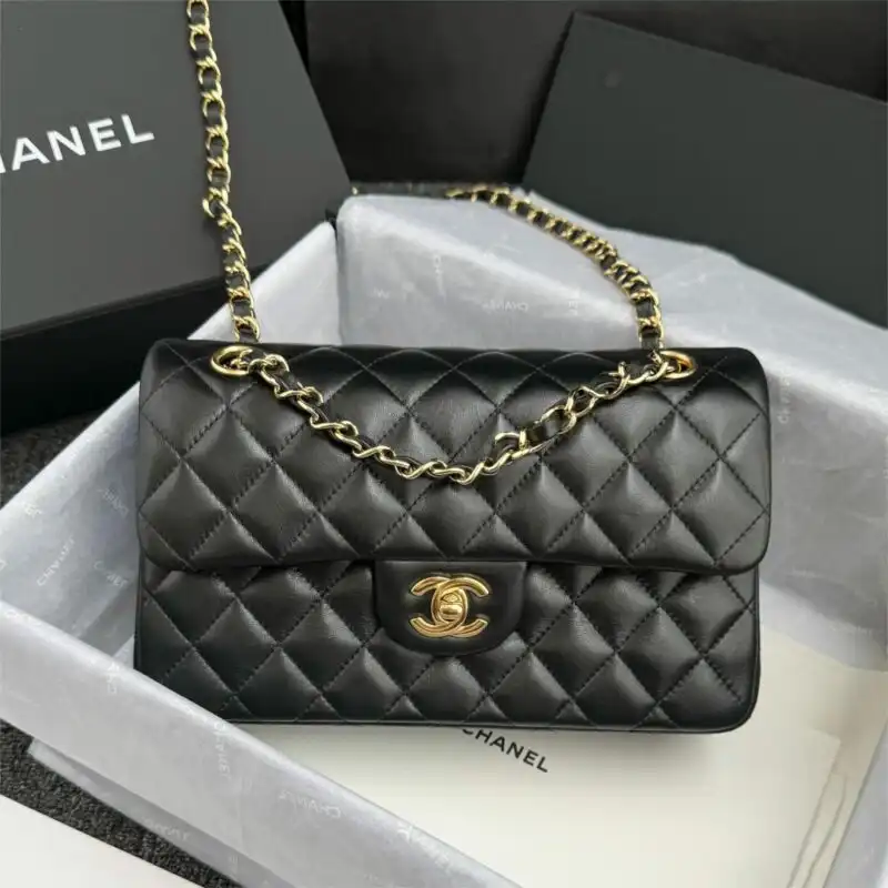 Discover the timeless elegance of the CHANEL Classic Flap 23cm in black. A beautiful addition to your collection! 🖤✨💖 https://tinyurl.com/2a8ad8g6