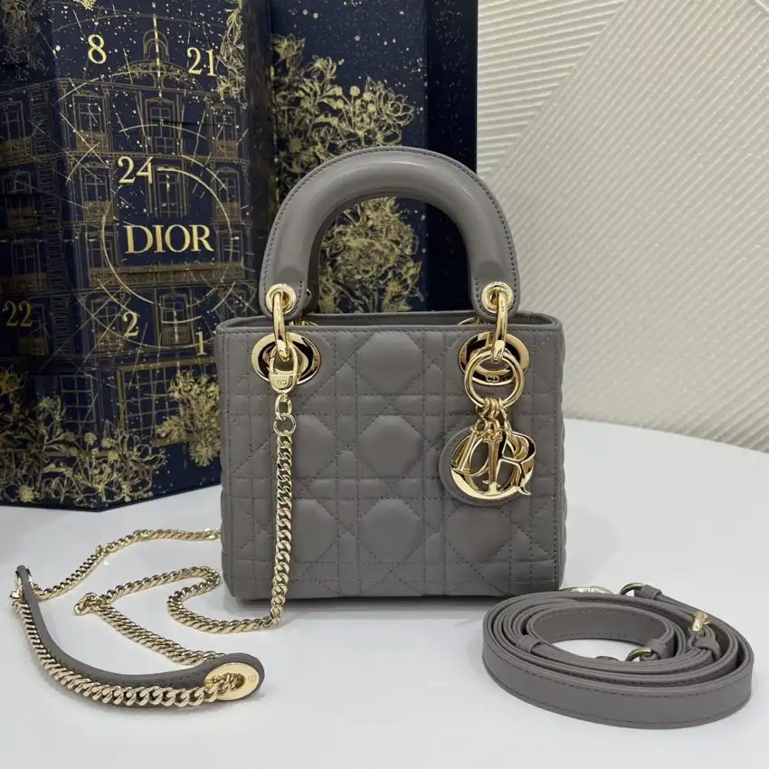 Discover elegance with the Lady Dior Mini in serene Stone Grey. A perfect companion for every occasion, radiating grace and charm. 🌟👜✨ https://tinyurl.com/22xs4qml