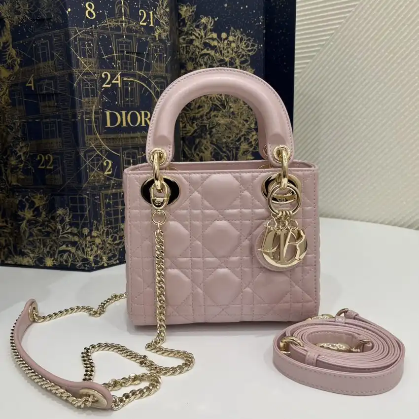 Discover the enchanting Lady Dior Mini in soft pink, a perfect companion for your everyday adventures. 🌸✨ Elegance awaits! 💖 https://tinyurl.com/23hpgcuw