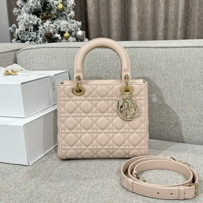 Discover the enchanting Lady Dior Medium in Powder Pink. A timeless piece that radiates elegance and love. 💖✨ Perfect for every occasion! 👜🌸 https://tinyurl.com/28doelda