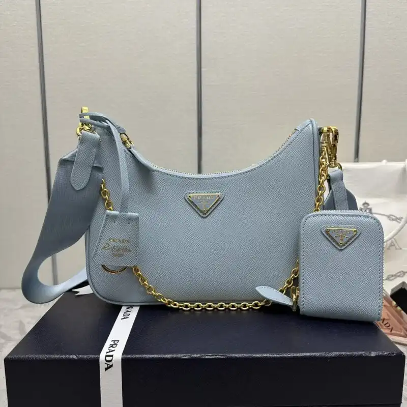 Discover the charm of the Prada Re-Edition 2005 in soft blue. A timeless piece that whispers elegance and style. 💙✨👜 https://tinyurl.com/28uhrdsc
