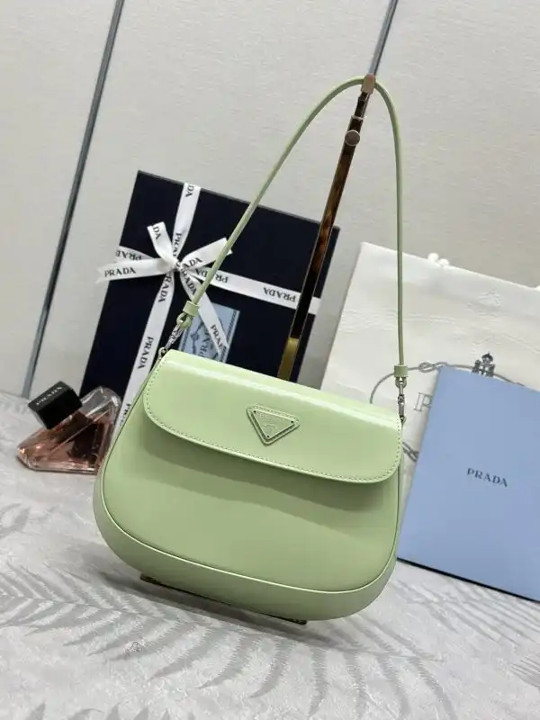 Discover the elegance of the Prada Cleo Small Green Flap. A perfect blend of style and sophistication awaits you! 🌿✨👜 https://tinyurl.com/2ae675aj