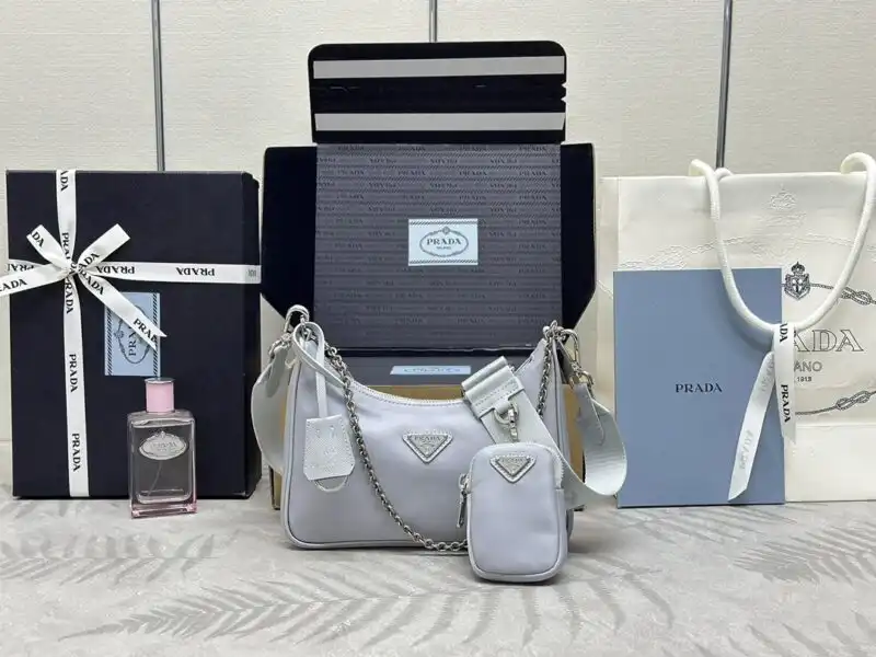 Embrace timeless elegance with the Prada Re-Edition Nylon 2005 in serene blue. A perfect blend of style and grace! 💙✨👜 https://tinyurl.com/27h36n87