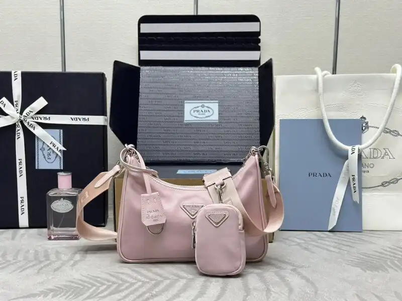 Discover the charm of the Prada Re-Edition Nylon 2005 in lovely pink. A timeless piece for your joyful moments! 💖✨👜 https://tinyurl.com/2c4j3mlm