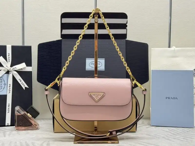 Introducing the Prada Mini Saffiano in soft pink—a charming companion for your everyday adventures. Treat yourself to elegance! 💖✨👜 https://tinyurl.com/26qxe5os