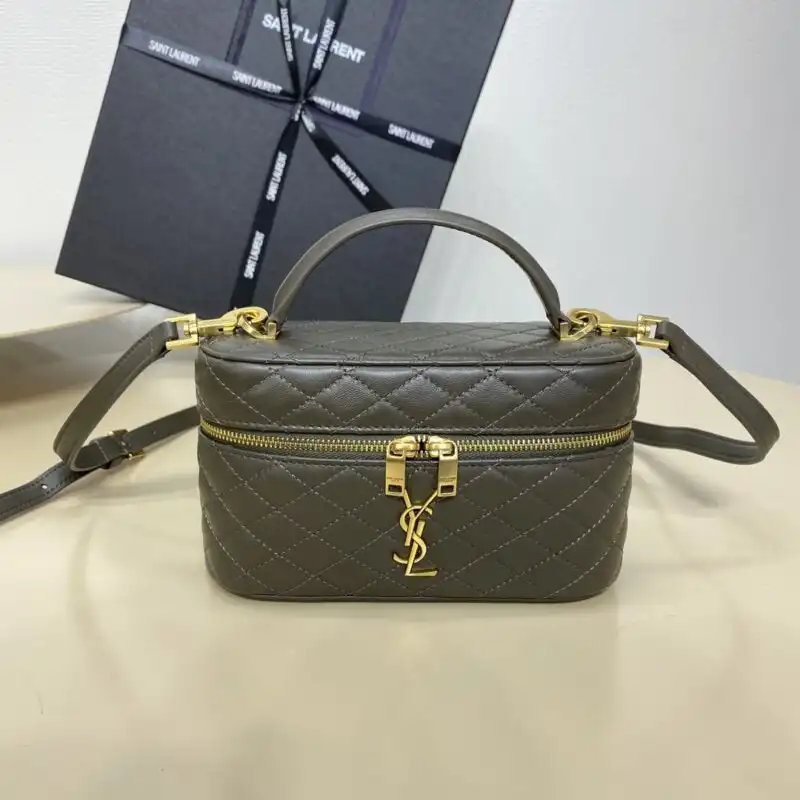 Discover the elegance of YSL Gaby in soft grey✨. A timeless piece that complements your style with grace and charm. 💖🌟 https://tinyurl.com/26rdecwv