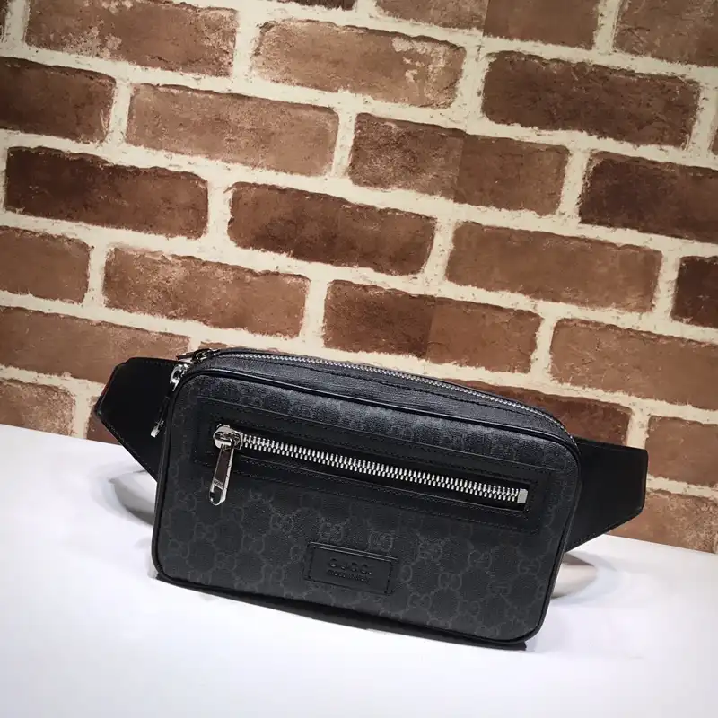 Discover the elegance of the Gucci Waist Bag in timeless black. Perfect for your essentials, it adds a touch of luxury to any outfit. 🖤✨👛 https://tinyurl.com/2359yg23