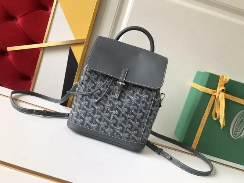 Discover the elegance of the Goyard Alpi Mini Backpack in Grey 🌟. Perfect for daily adventures, it combines style and functionality beautifully! 👜✨ https://tinyurl.com/22ogg9co