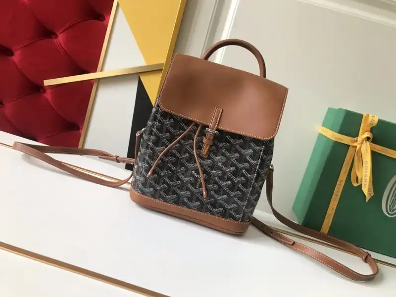 Discover the elegance of the Goyard Alpi Mini Backpack in rich brown. Perfect for daily adventures, it’s both stylish and functional! 🍂👜✨ https://tinyurl.com/2av25v6z