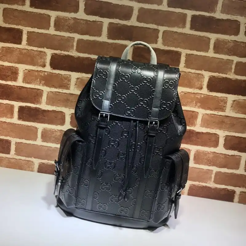 Discover the elegance of the Gucci Medium Backpack in full black. Perfect for your adventures, it combines style and functionality seamlessly. 🎒✨💖 https://tinyurl.com/22t27tu4