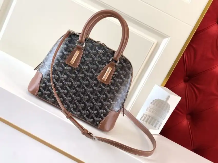 Discover the elegance of the Goyard Vendom in rich brown. A timeless piece that adds warmth and sophistication to your style. ✨👜💖 https://tinyurl.com/28podc6f