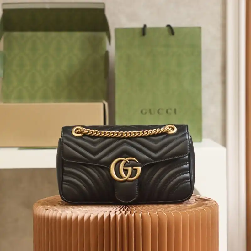 Discover the elegance of the Gucci Marmont Medium in timeless black. A perfect blend of style and grace for every occasion. ✨🖤👜 https://tinyurl.com/2be4jpff